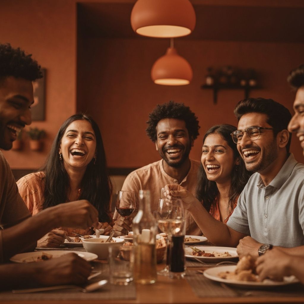 Happy and healthy stomach