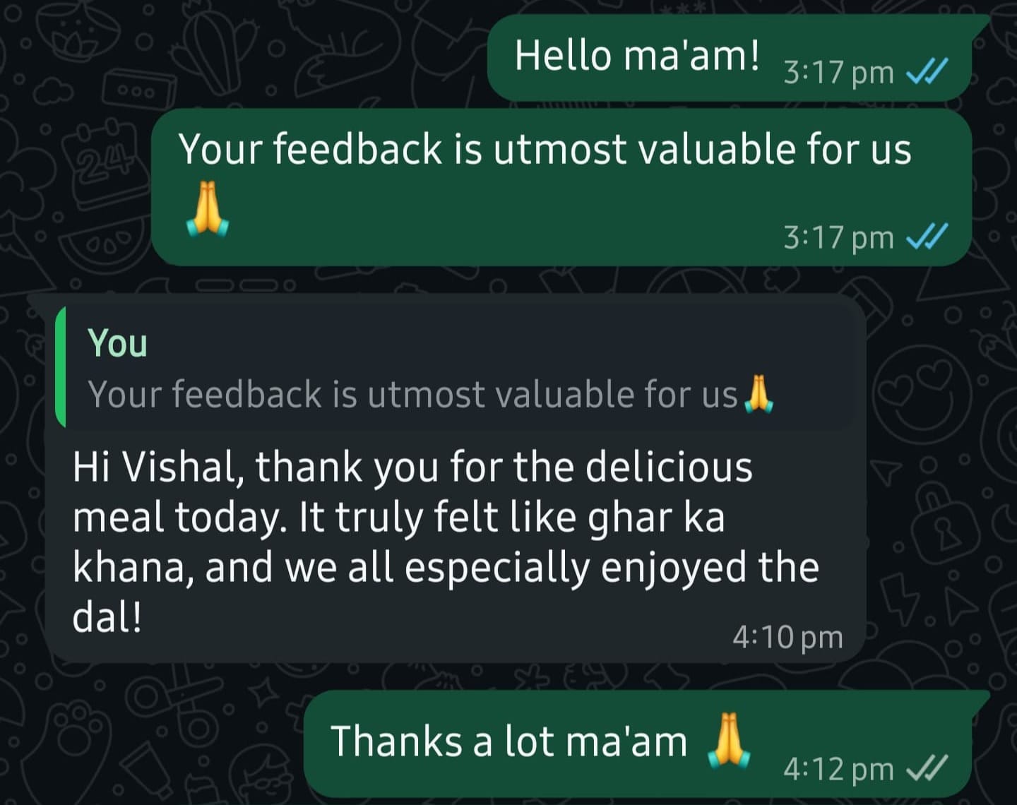 Customer review from John Doe
